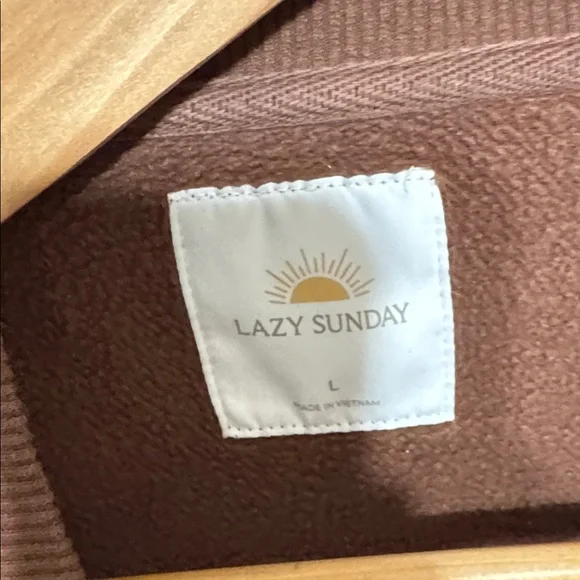 Brown Crewneck Top with Embroidered Boots - Picture 3 of 5